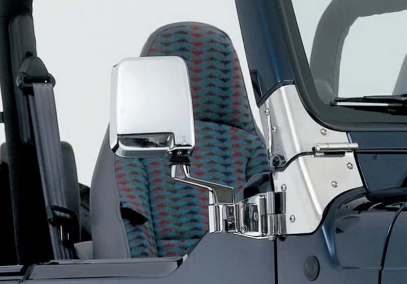 Rampage — Rampage 1987-1995 Jeep Wrangler(YJ) Half Door Side Mirrors - Chrome
Half Door Side Mirr
Door Mirror Kit - view 2
