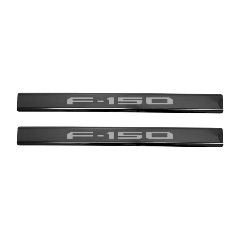 Putco — Putco 15-20 Ford F-150 - Regular Cab & SuperCab w/ F-150 Etching (2pcs) Black Platinum Door Sill
Door Sill Protector - view 5
