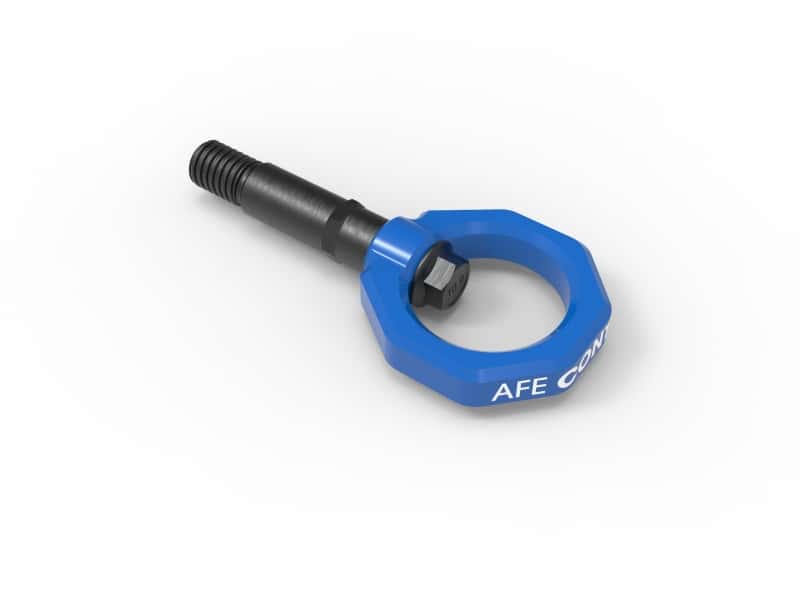 aFe — aFe Control Rear Tow Hook Blue 20-21 Toyota GR Supra (A90)
Rear Tow Hook - view 1