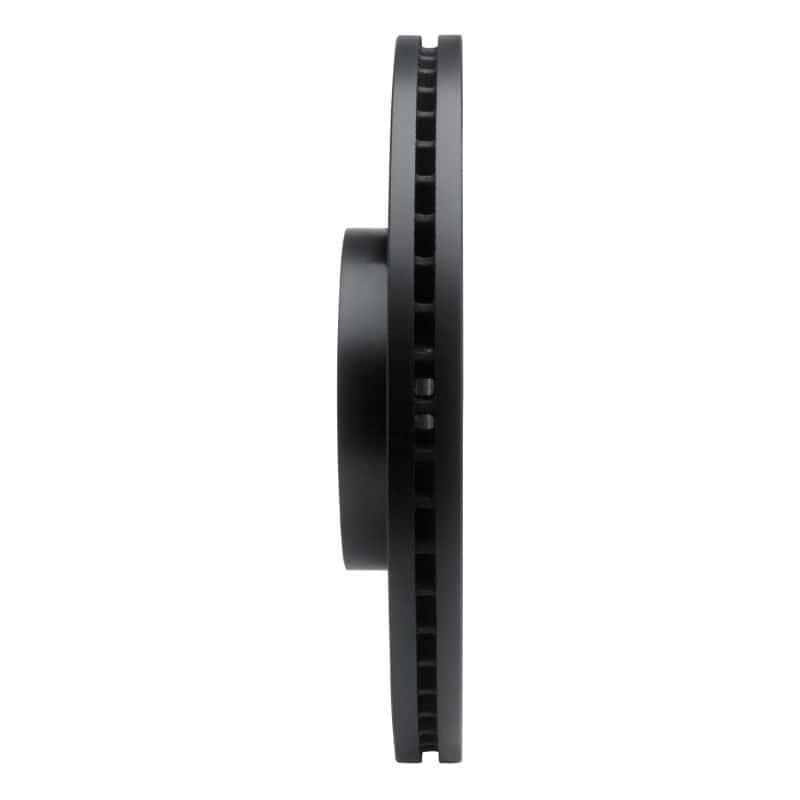 R1 Concepts — R1 17-20 Lincoln MKZ Front Left Drilled & Slotted Black Brake Rotor
R1 Brake Rotor Drill - view 3