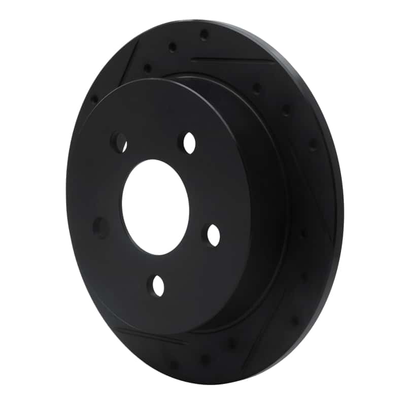 R1 Concepts — R1 97-05 Buick Century Rear Left Drilled & Slotted Black Brake Rotor
R1 Brake Rotor Drill - view 2