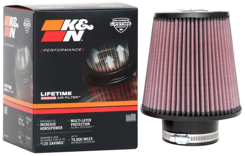 K&N Engineering — K&N Universal Clamp-On Air Filter 3in FLG / 6in B / 4-1/2in T / 6in H
Universal Clamp-On A
Clamp-on Air Filter - view 5