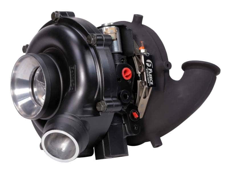 Fleece Performance — Fleece Performance 15-19 Ford 6.7L Powerstroke 63mm FWM Cheetah Turbo
Turbo - view 2