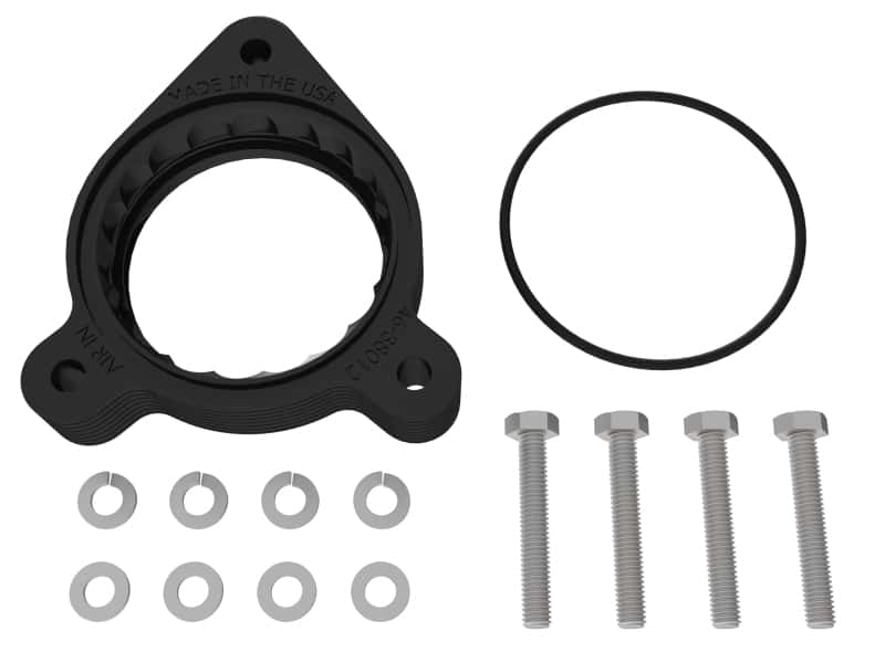 aFe — aFe Silver Bullet Throttle Body Spacer 19-21 Toyota Corolla L4 2.0L - Black
Throttle Body Spacer - view 3
