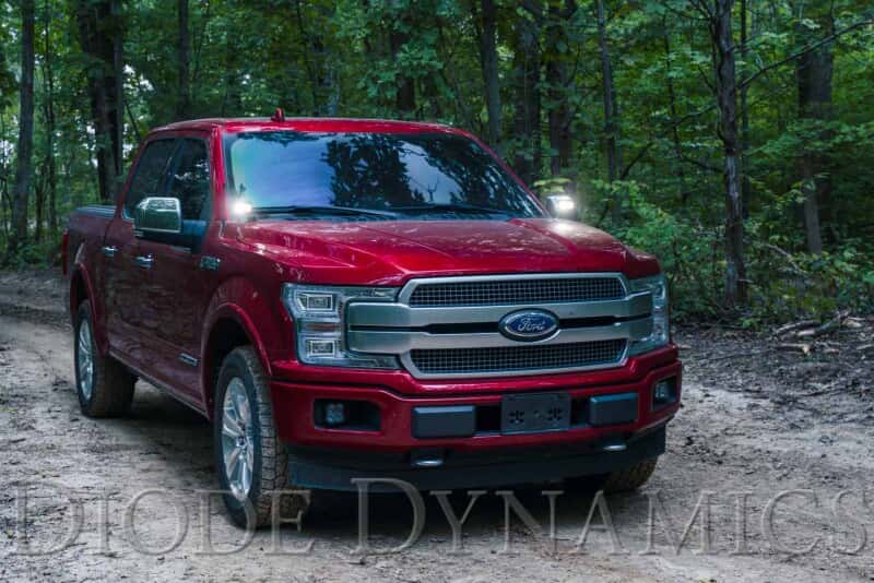 Diode Dynamics — Diode Dynamics 15-20 Ford F-150/Raptor Pro SS3 LED Ditch Light Kit - White Combo - view 6
