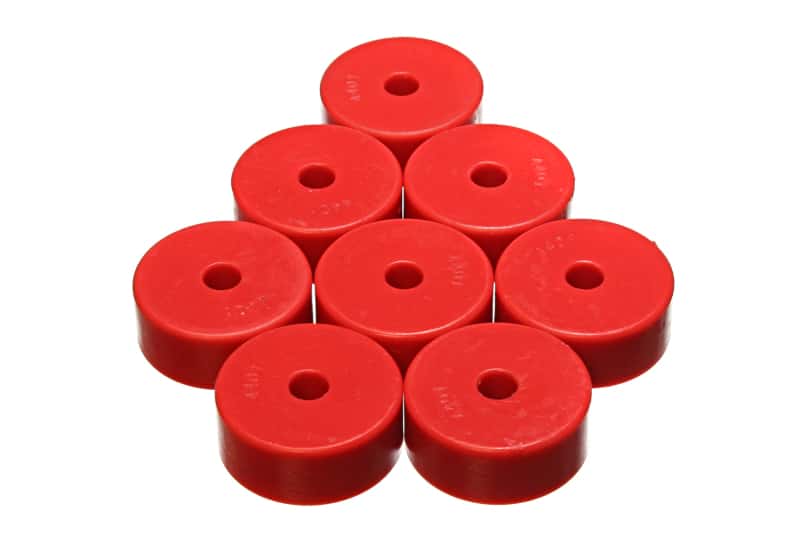 Energy Suspension — Energy Suspension Pad - Med - 2-1/32in OD x 7/16in ID x 13/16in H - Red
LeafSprngInsulator - view 3