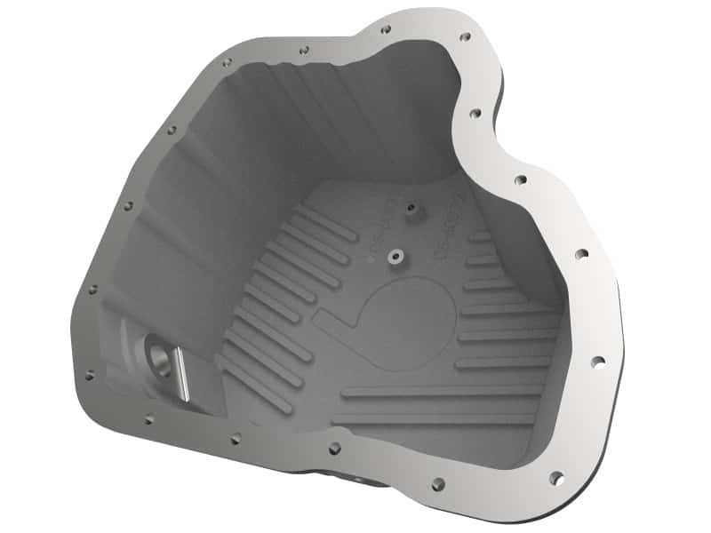 aFe — aFe POWER GM Diesel Trucks 01-10 V8-6.6L (td) Pro Series Engine Oil Pan Black w/ Machined Fins
Engine Oil Pan - view 3