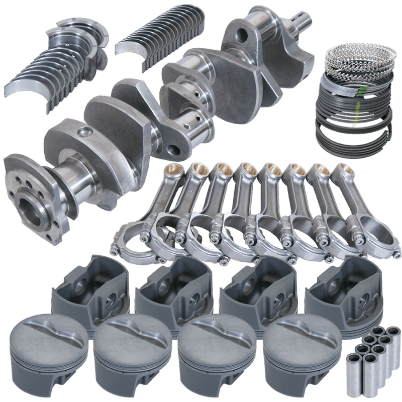 Eagle — Eagle Chevy 350 3.750in Crank 5.700in I-Beam Rods -5cc Flat Top 4.030in Pistons Rotating Assembly
Street & Strip Assy - view 1