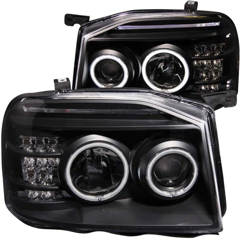 ANZO — ANZO 2001-2004 Nissan Frontier Projector Headlights w/ Halo Black (CCFL)
Head Light Set
HdLtSet - view 1