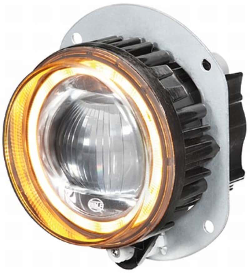 Hella — Hella 90mm LED L4060 High Beam Module w/ Indicator w/o Pulse Generator - view 1