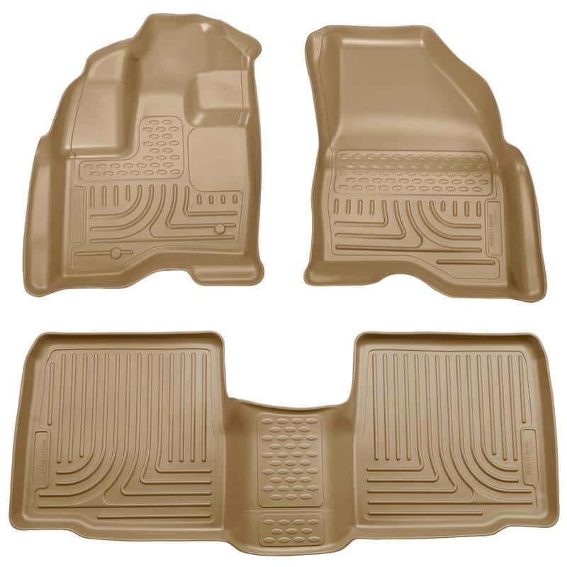 Husky Liners — Husky Liners 10-13 Ford Taurus WeatherBeater Combo Tan Floor Liners
Floor Liners - view 3
