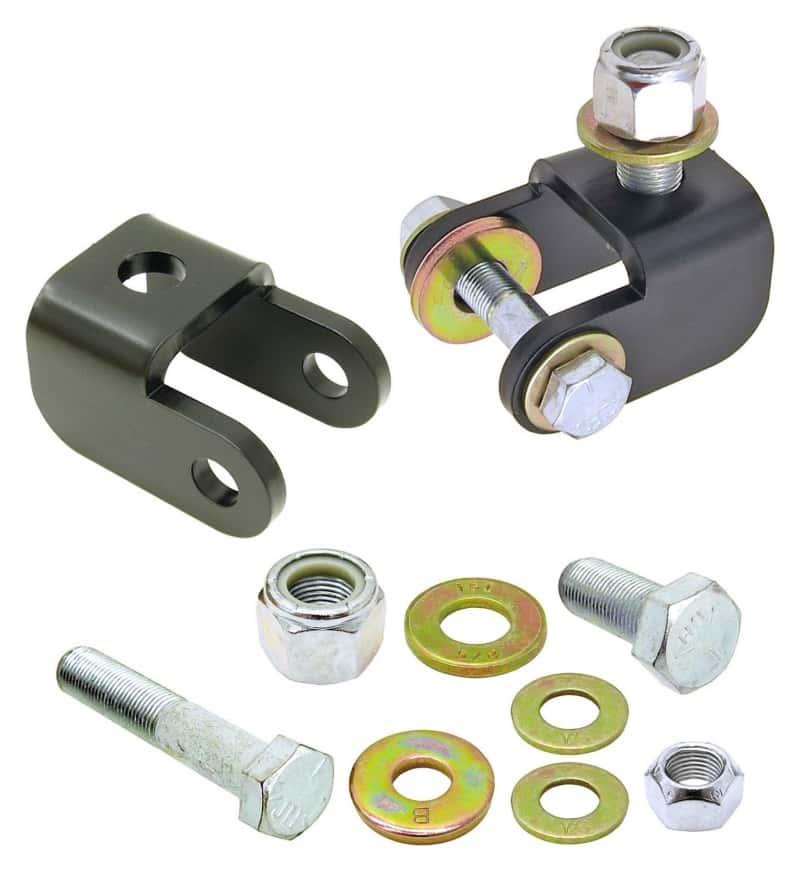 RockJock — RockJock JK Shock Mount Relocation Kit Front Upper w/ Hardware Pair
ShockRelocationBrack - view 1