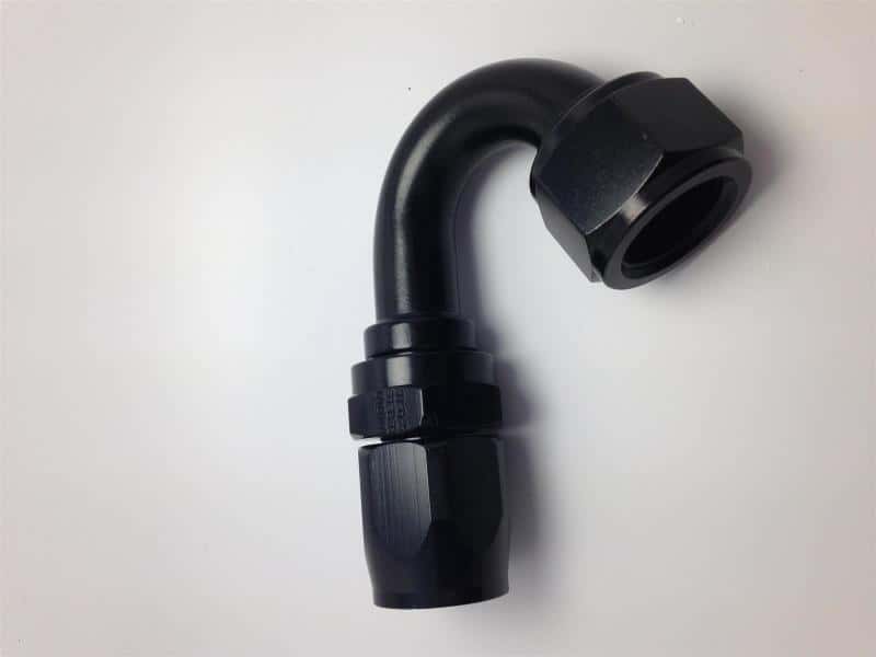 Fragola — Fragola -10AN x 150 Degree Pro-Flow Hose End - Black - view 2
