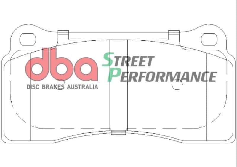 DBA — DBA 09-11 Nissan GT-R SP500 Rear Brake Pads
Brake Pad - view 2