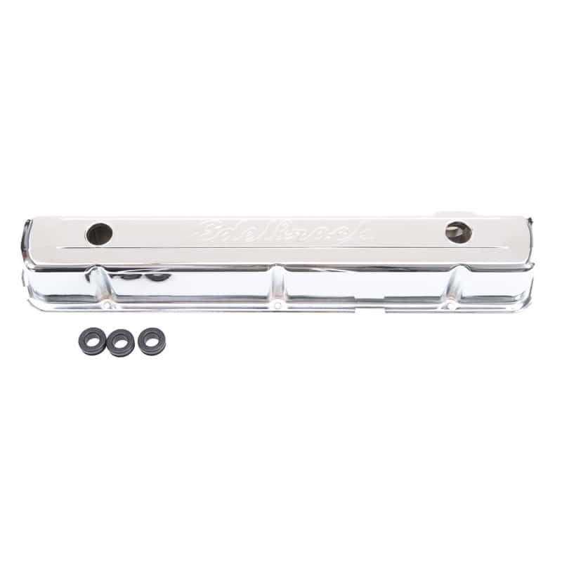 Edelbrock — Edelbrock Valve Cover Signature Series Chevrolet 1962-2001 194-292 CI Inline 6 Chrome
CHROME/PRO-FLO - view 1