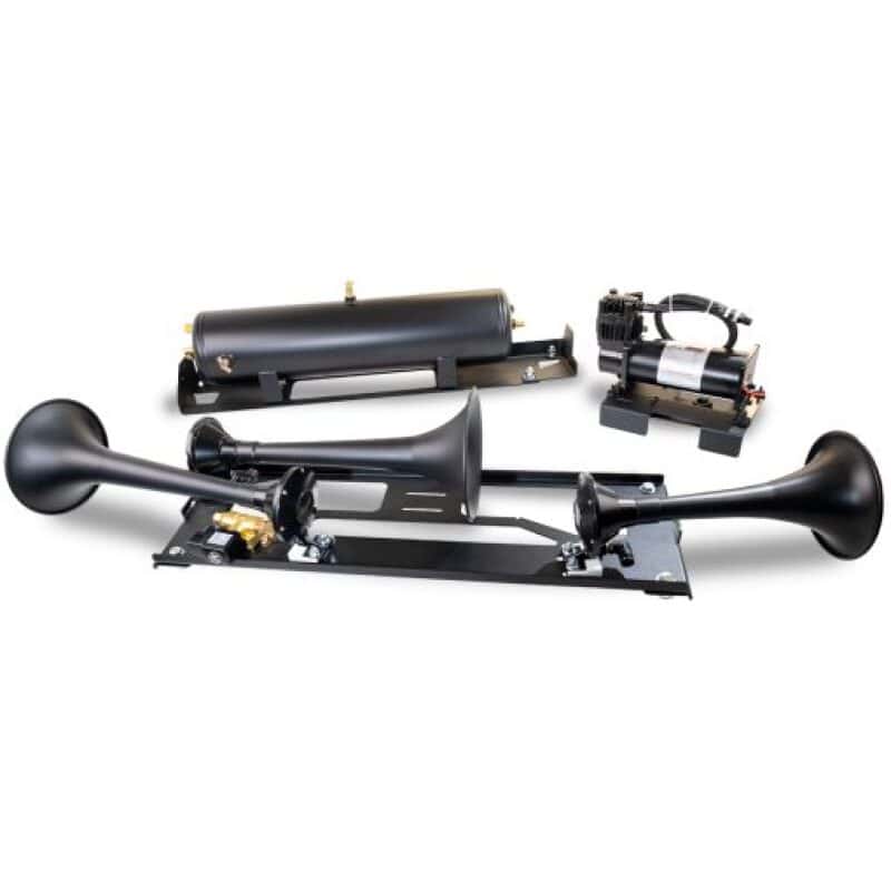 Kleinn Air Horns — Kleinn 17-22 Ford F-250/ F-350/ F-450 Onboard Air System w/ Model 230 Horns
Bolt-On Train Horn - view 1