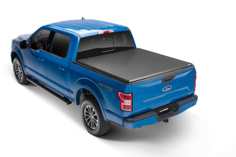 LUND — Lund 02-17 Dodge Ram 1500 Fleetside (8ft. Bed) Hard Fold Tonneau Cover - Black
LND Hard Fold Cvr - view 1