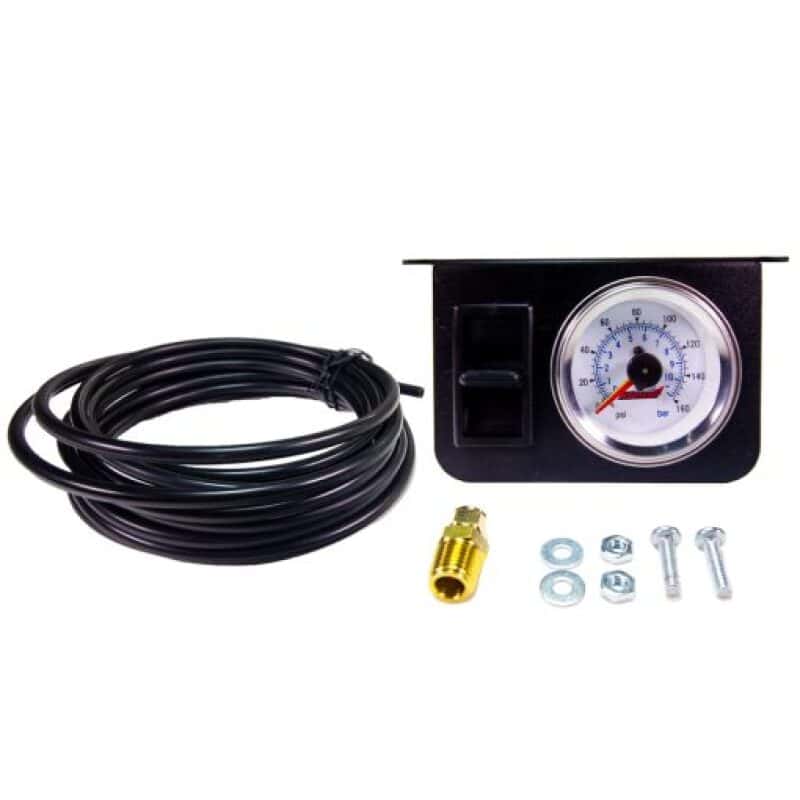 Kleinn Air Horns — Kleinn Illuminated Dual Needle 160 PSI Dash Panel Gauge Kit w/ On/Off Switch
Panel Gauge - view 1