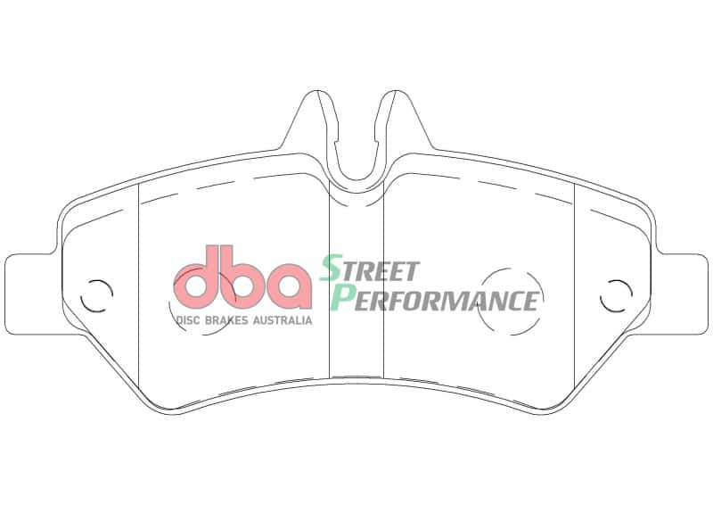 DBA — DBA 07-09 Dodge Sprinter 2500 (w/272mm Rear Rotor/Bosch Pin Type) Rear SP Performance Brake Pads
Brake Pad - view 1