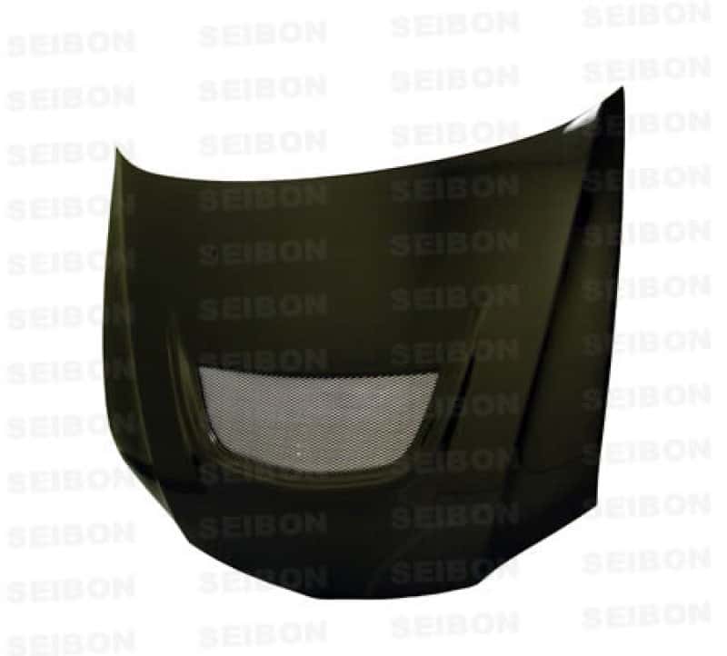 Seibon — Seibon 03-07 Mitsubishi Evo 8 & 9 OEM Carbon Fiber Hood - view 1