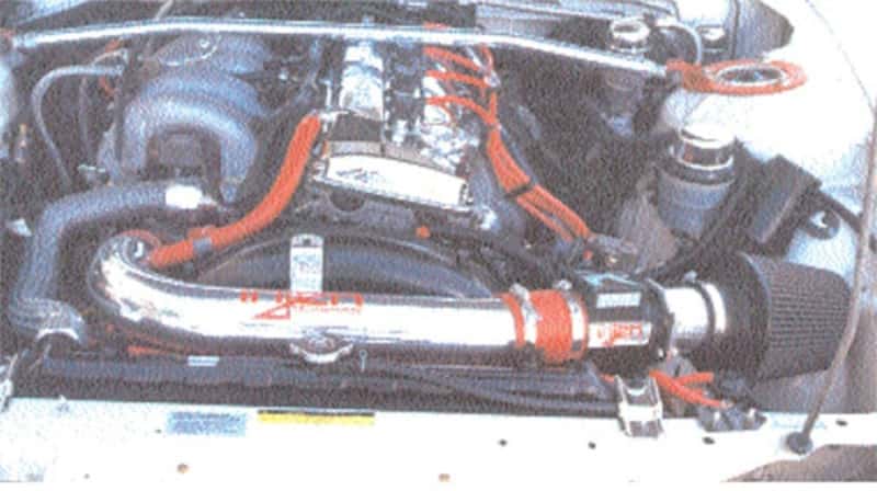 Injen — Injen 95-96 Nissan 240SX L4 2.4L Black IS Short Ram Cold Air Intake
Short Ram Intake - view 4