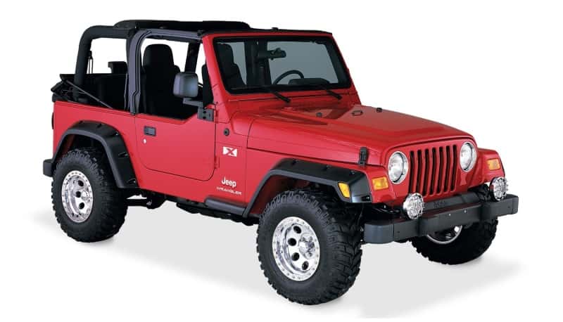 Bushwacker — Bushwacker 97-06 Jeep TJ Pocket Style Flares 4pc - Black
FF Pocket Style 4Pc - view 10