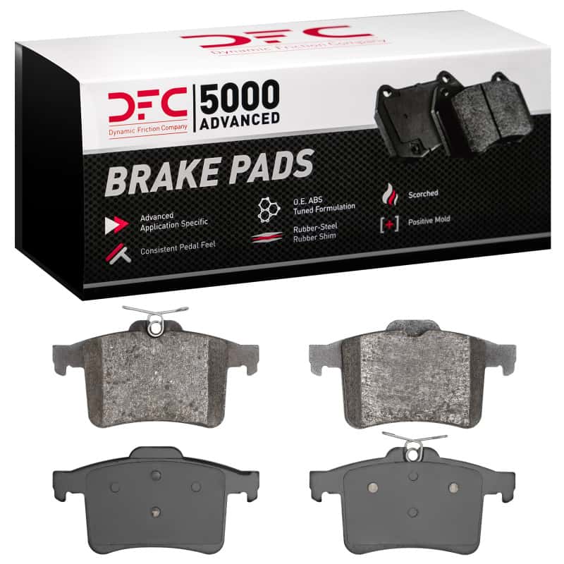 DFC — DFC 10-19 Jaguar XKR Rear 5000 Advanced Low Metallic Brake Pads
DFC Brake Pad Set - view 4