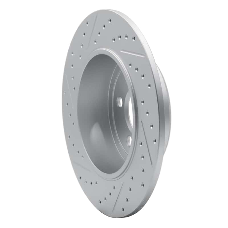 R1 Concepts — R1 08-15 Audi Tt Quattro Rear Right Drilled & Slotted Geo-Carbon Rotor - view 4