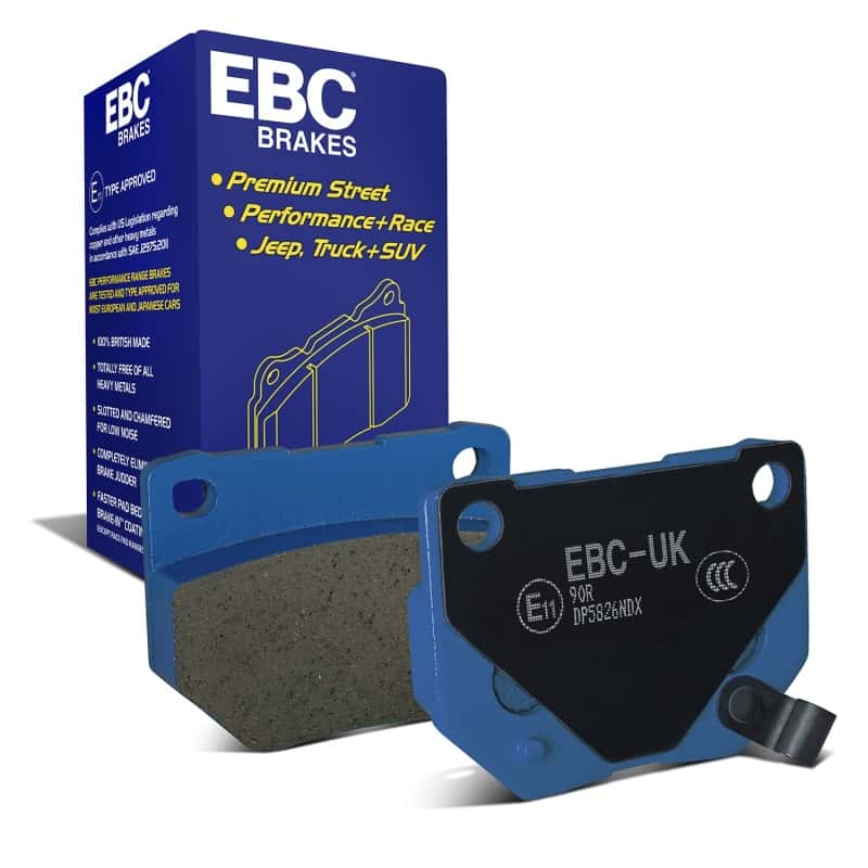 EBC — EBC 89-95 Nissan Skyline (R32) 2.6 Twin Turbo GT-R Bluestuff Rear Brake Pads
Disc Brake Pad - view 2