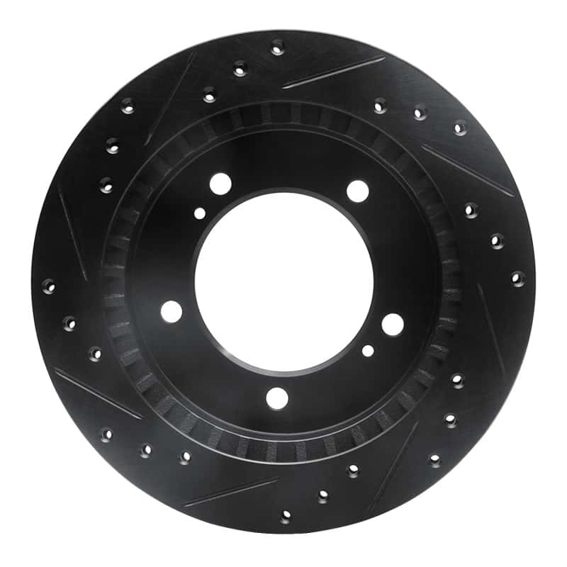 R1 Concepts — R1 91-98 Chevrolet Tracker Front Right Drilled & Slotted Black Brake Rotor
R1 Brake Rotor Drill - view 5