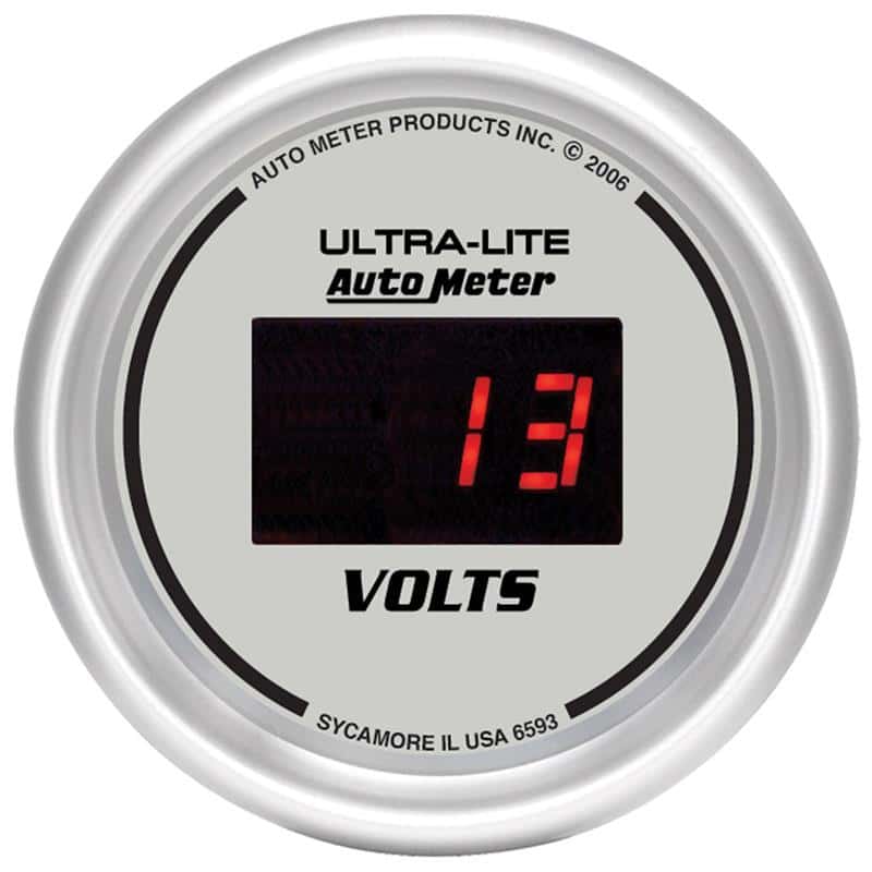 AutoMeter — Autometer Ultra-Lite 2-1/16in 8-18 Volts Digital Voltmeter
2-1/16" VOLTMETER, 8 - view 2
