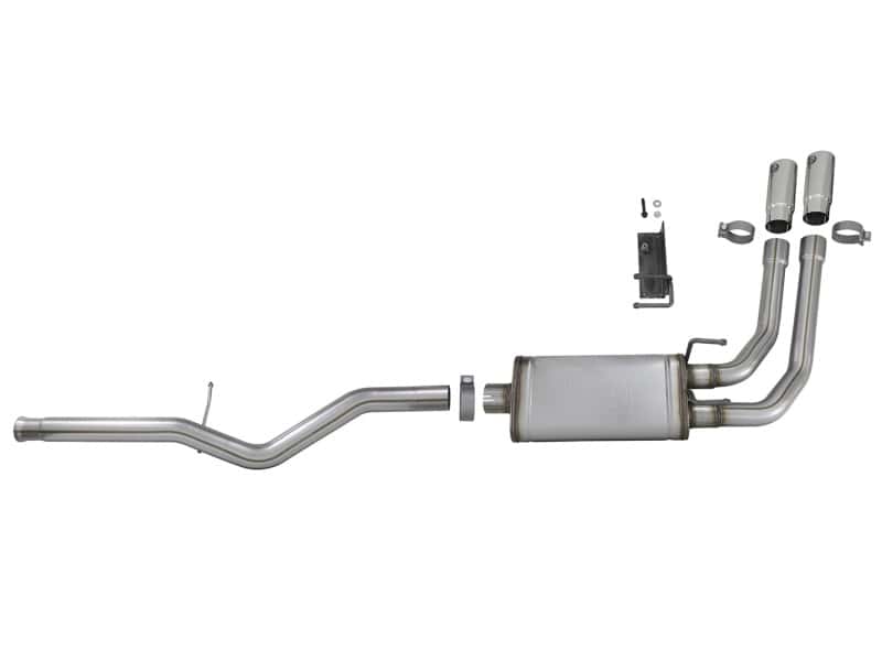 aFe — aFe Rebel Series 3in-2.5in 409 SS Cat-Back Exhaust 09-18 GM Silverado/Sierra 1500 V6-4.3L / V8-4.6L
Cat-Back Exhaust - view 4