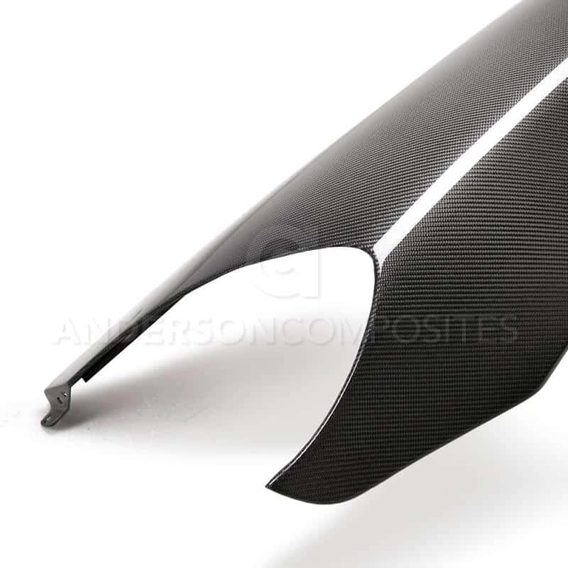 Anderson Composites — Anderson Composites 05-13 Chevrolet Corvette C6 ZR1 Carbon Fiber Fenders - view 5