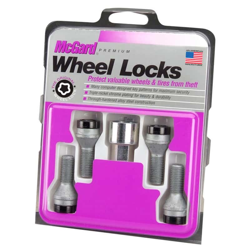 McGard — McGard Wheel Lock Bolt Set - 4pk. (Cone Seat) M12X1.25 / 19mm Hex / 25.6mm Shank Length - Black
WHEEL LOCK SET - view 3