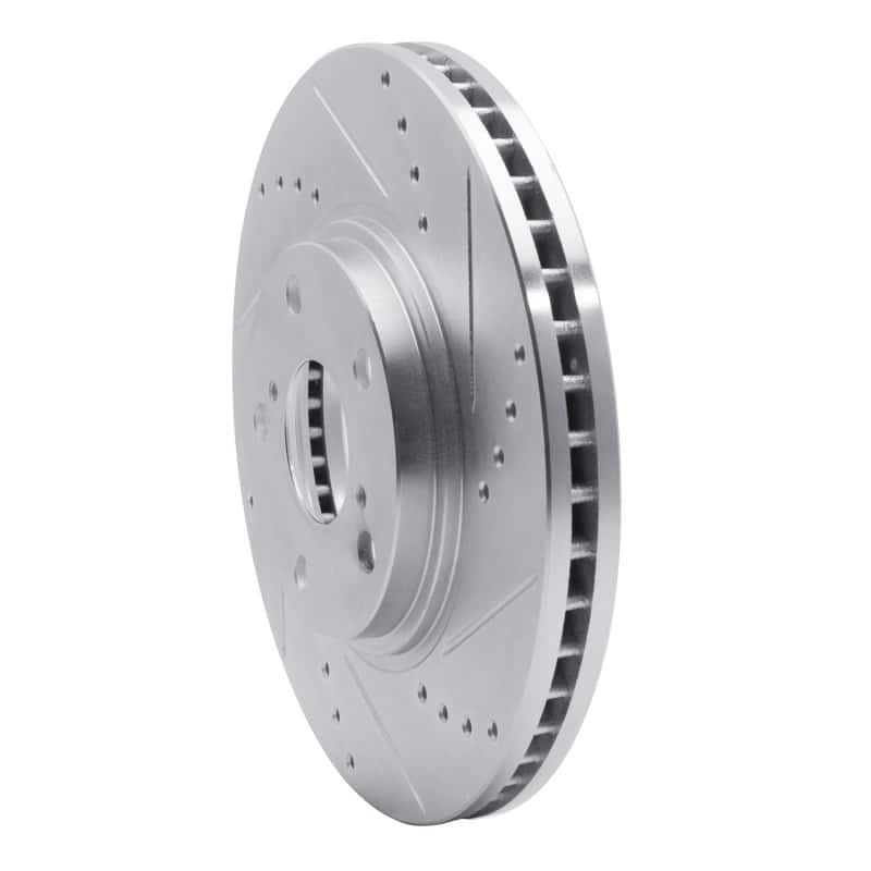 R1 Concepts — R1 99-07 Lexus ES300 Front Right Drilled & Slotted Silver Brake Rotor
R1 Brake Rotor Drill - view 2