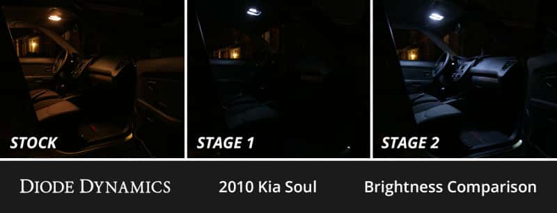 Diode Dynamics — Diode Dynamics 10-13 Kia Soul Interior LED Kit Cool White Stage 2 - view 3