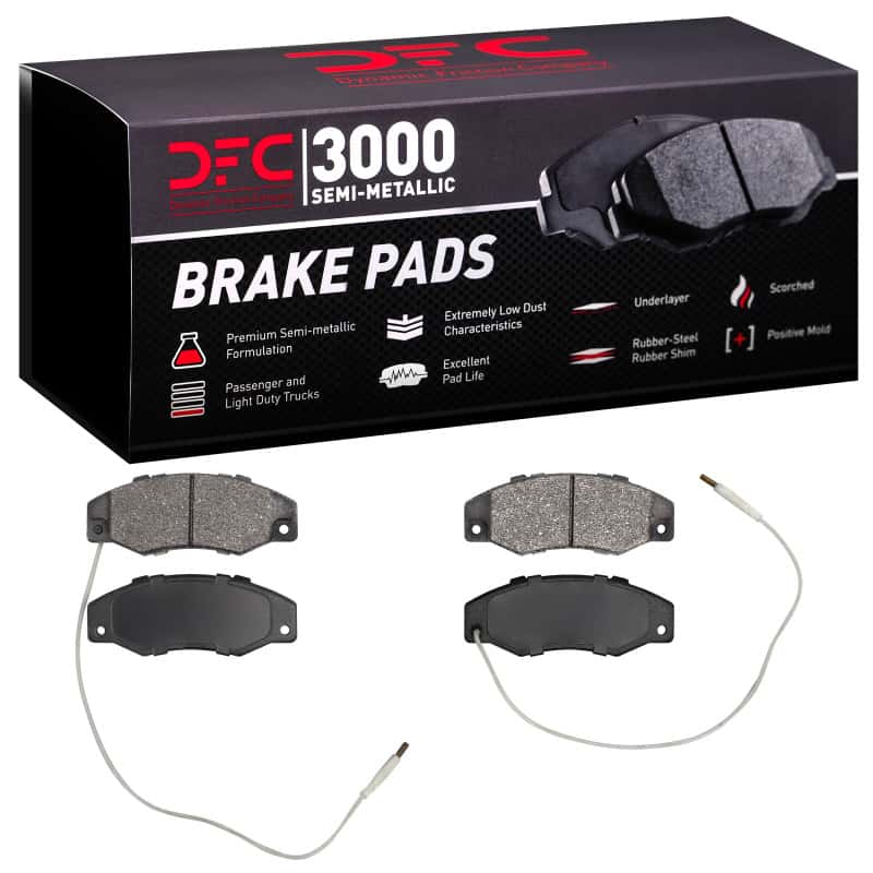 DFC — DFC 88-89 Eagle Medallion Front 3000 Semi-Metallic Brake Pads
DFC Brake Pad Set - view 5