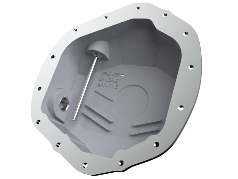 aFe — aFe 2020 Chevrolet Silverado 2500 HD Rear Differential Cover Black ; Pro Series w/ Machined Fins
Differential Cover - view 3