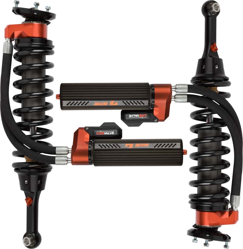 FOX — Fox 3.0 Factory Race Series Live Valve Internal Bypass Coilover Shock 2019+ Ford Raptor - Front
3.0 Bypass Shocks - view 1