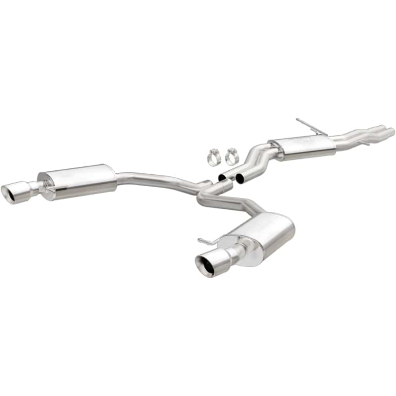 Magnaflow — MagnaFlow Sys C/B 12-15 Audi A6 / A7 3.0L V6 SS 2.5in Dual Split Rear Ext 4in Tips
Cat-Back - view 2