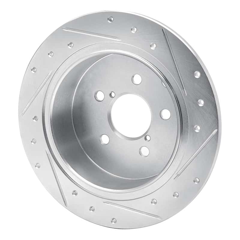 R1 Concepts — R1 12-23 Subaru Crosstrek Rear Left Drilled & Slotted Silver Brake Rotor
R1 Brake Rotor Drill - view 4