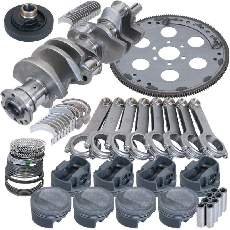 Eagle — Eagle Oldsmobile 455 4.500in Crank 7.100in H-Beam -22cc Inv Dome 4.155in Pistons Balanced Assembly
Bal Str & Strip Assy - view 1