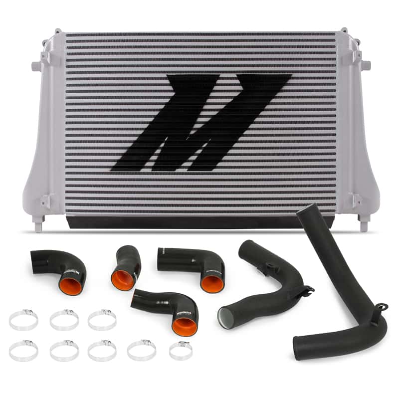 Mishimoto — Mishimoto 2015+ VW MK7 Golf TSI / GTI / R Performance Intercooler Kit w/ Pipes (Black) - view 1