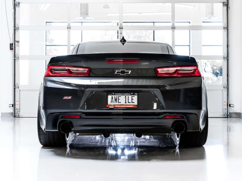 AWE Tuning — AWE Tuning 16-19 Chevrolet Camaro SS Axle-back Exhaust - Touring Edition (Diamond Black Tips)
Touring Exhaust - view 3