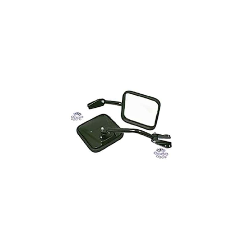 Rugged Ridge — Rugged Ridge 55-86 Jeep CJ Black Side Mirrors w/ Convex Glass
OFFROAD_EXTERIOR
Door Mirror - view 1