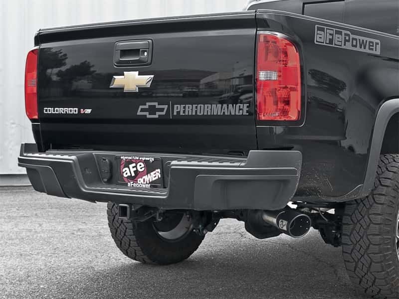 aFe — aFe Mach Force-XP Exhaust 3in CB SS 15-17 GM Colorado/Canyon 2.5L/3.6L Side Exit w/ Black Tip
Cat-Back Exhaust - view 8