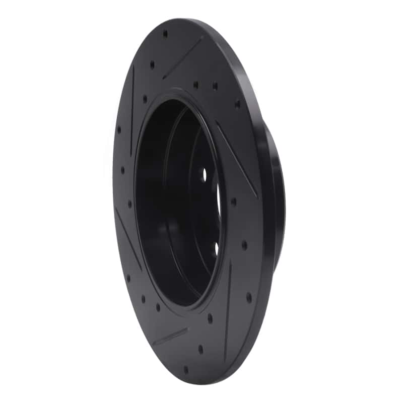 R1 Concepts — R1 94-11 Mercedes-Benz CLK350 Rear Right Drilled & Slotted Black Brake Rotor
R1 Brake Rotor Drill - view 4
