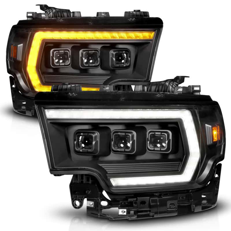 ANZO — ANZO 19-24 RAM 2500/3500 Z-Series Full LED Proj Headlights DRL/Init/SeqSig - Driver Side ONLY - view 8