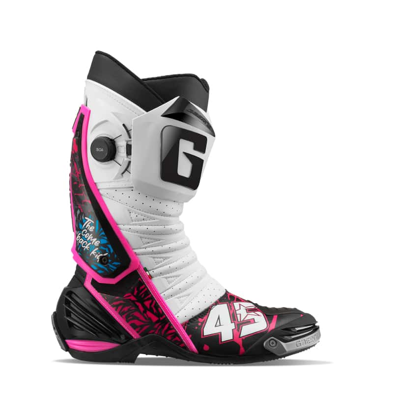 Gaerne — Gaerne GP1 Limited Series Scott Redding Replica Boot Bold White/Pink Size 9 - view 1