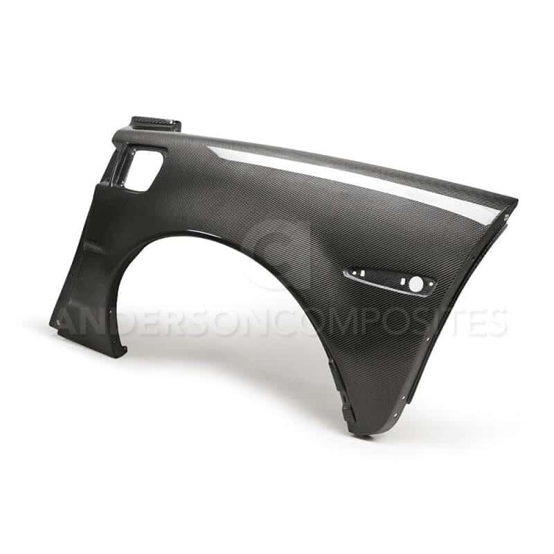 Anderson Composites — Anderson Composites 05-13 Chevrolet Corvette C6 Type-ZR1 Carbon Fiber Rear Fenders - view 2